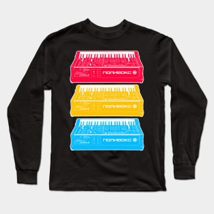 Polivoks / Retro Analog Synthesizer Art Long Sleeve T-Shirt